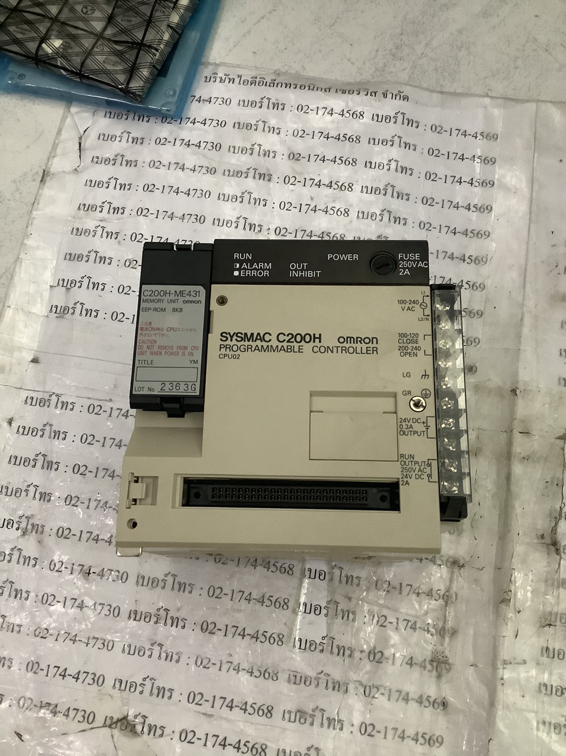 C200H-CPU02 PLC “ OMRON ”