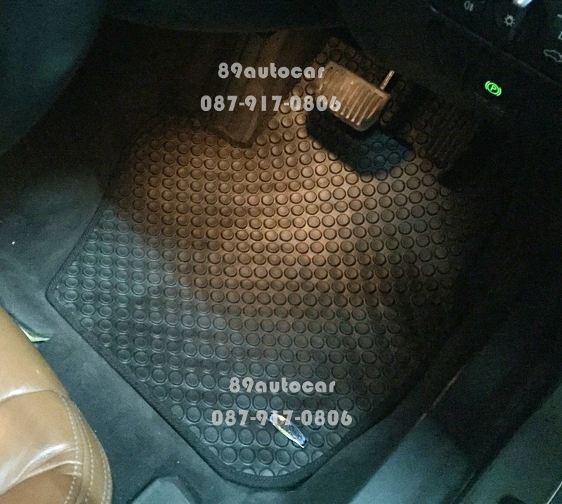 พรมกระดุมรถยนต์ Volvo S60 2016 กระดุมสีดำขอบดำ + ท้าย