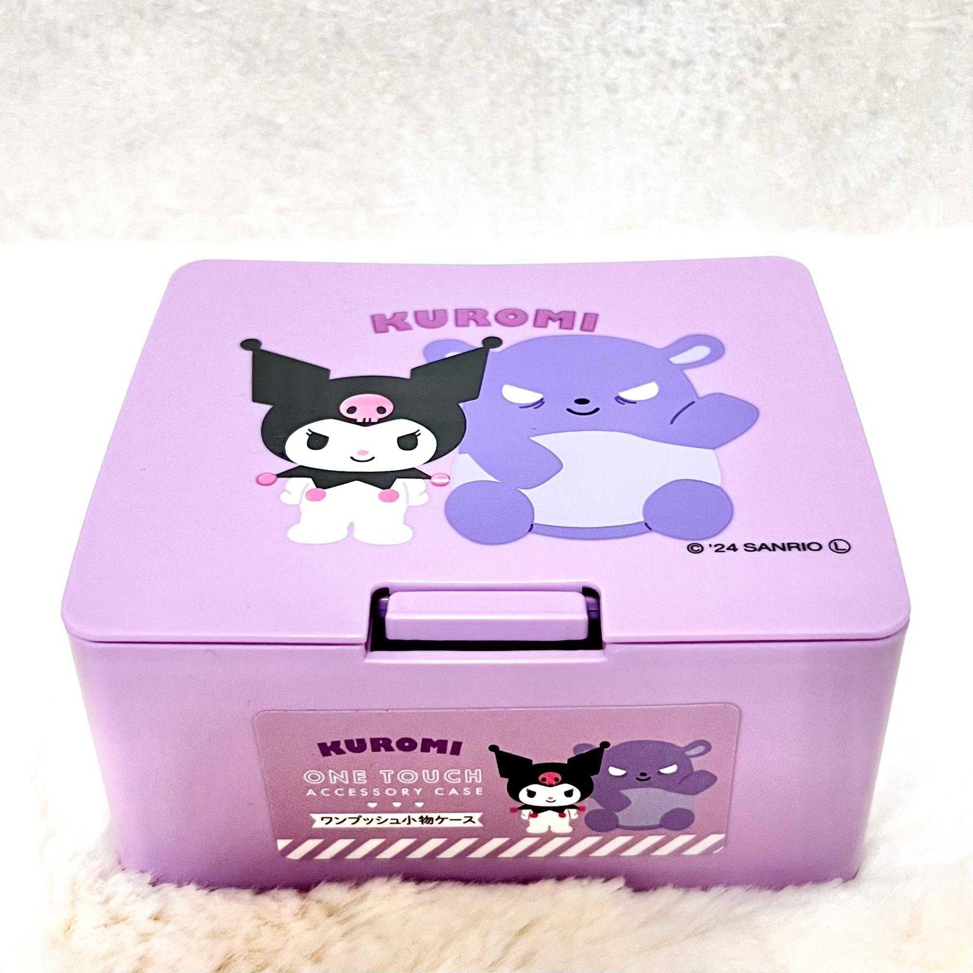 Sanrio storage box กล่องเก็บของซานริโอ้ขนาด 10.6×8.8×5.2(Kitty/MyMelody/Kuromi/Pochacco/Cinnamoroll)