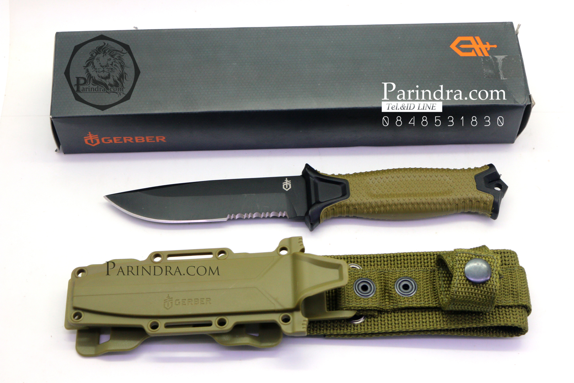 มีดใบตาย Gerber Strong Arm Semi serrated Fixed Blade OEM ขนาด 10 นิ้ว หล่อสุดๆ A++