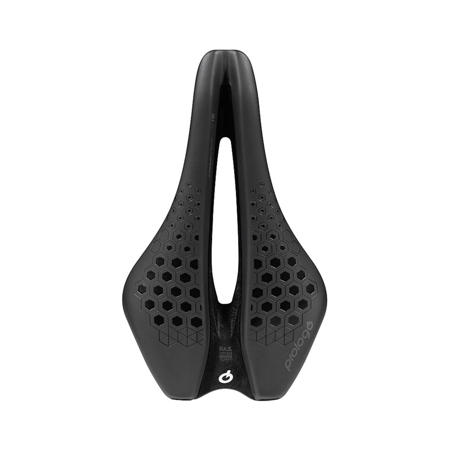 เบาะจักรยานแบรนด์ PROLOGO รุ่น DIMENSION-TRI 245x143 TIROX HARDBLACK AM'20 NEW2024