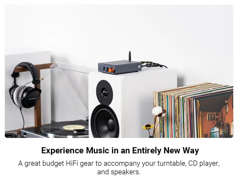 Fosi Audio BT20A Pro-48V Bluetooth Amplifier ClassD ชิป TPA3255 อัพเกรด Op-Amp ได้ ประกันศูนย์ไทย