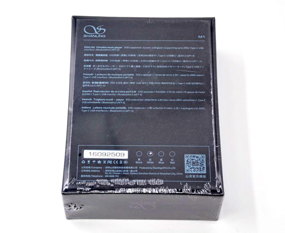 ขาย Shanling M1 เครื่องเล่นเพลง Hifi จิ๋วรองรับ Bluetooth4.0 , DSD , ชิป AK4452 , USB typc C