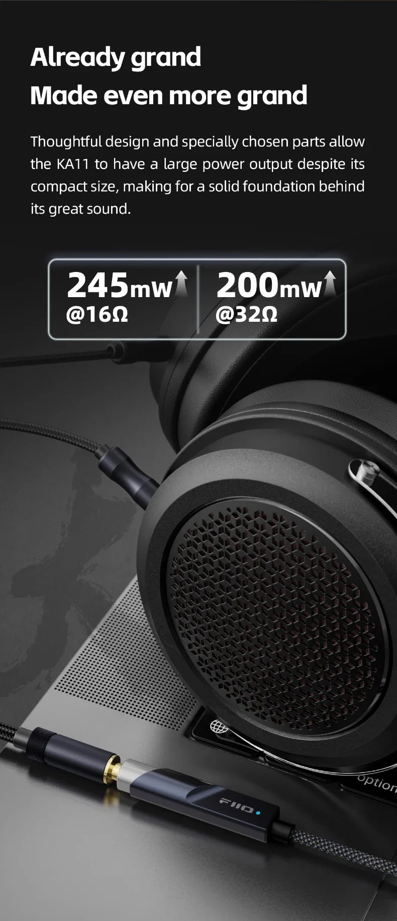 FiiO JadeAudio KA11 DAC/AMP หางหนูพกพาชิป DAC CS43131 รองรับ Hi-Res ประกันศูนย์ไทย