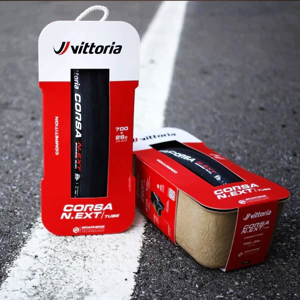 VITTORIA CORSA N.EXT Road Bike Tire 700x24C-32C | Tubeless Ready & Tube-Type