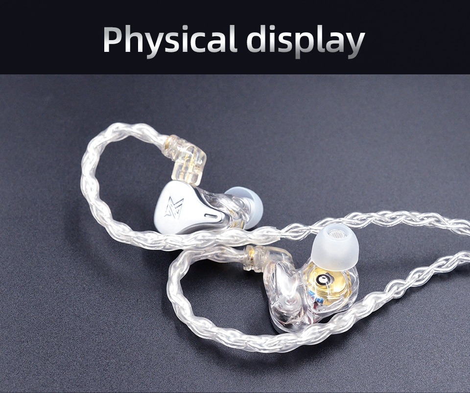 ขาย KZ NEO Silver สายอัพเกรดหูฟัง ทองแดง OFC ชุบเงิน สำหรับหูฟัง KZ ขั้วพินC