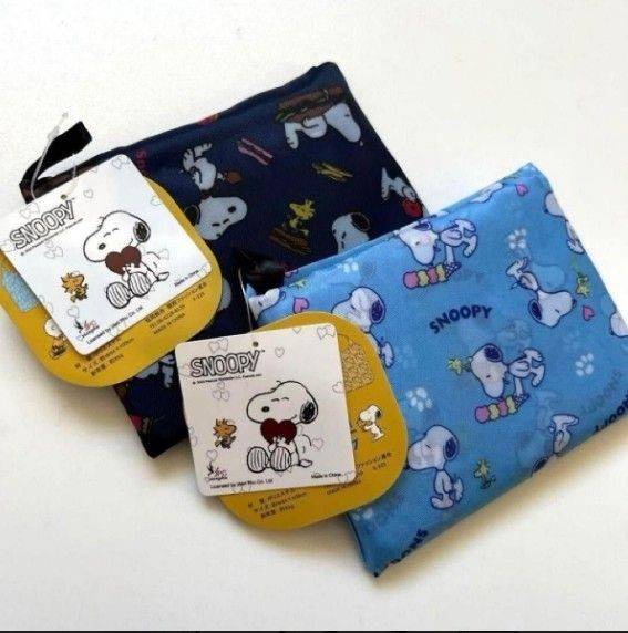 Snoopy Eco Bag กระเป๋าใส่ของ จุเยอะ 8 kg ขนาด W44 x H39 cm สี กรม / ฟ้า / เหลือง / ชมพู