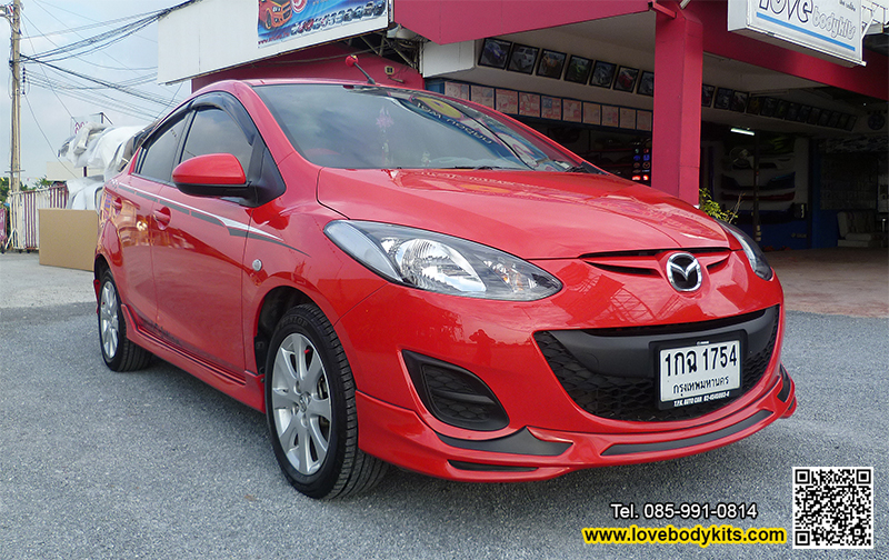 สเกิร์ตหน้า MAZDA 2 LIMITED EDITION : 20111-2014 / 4 ประตู