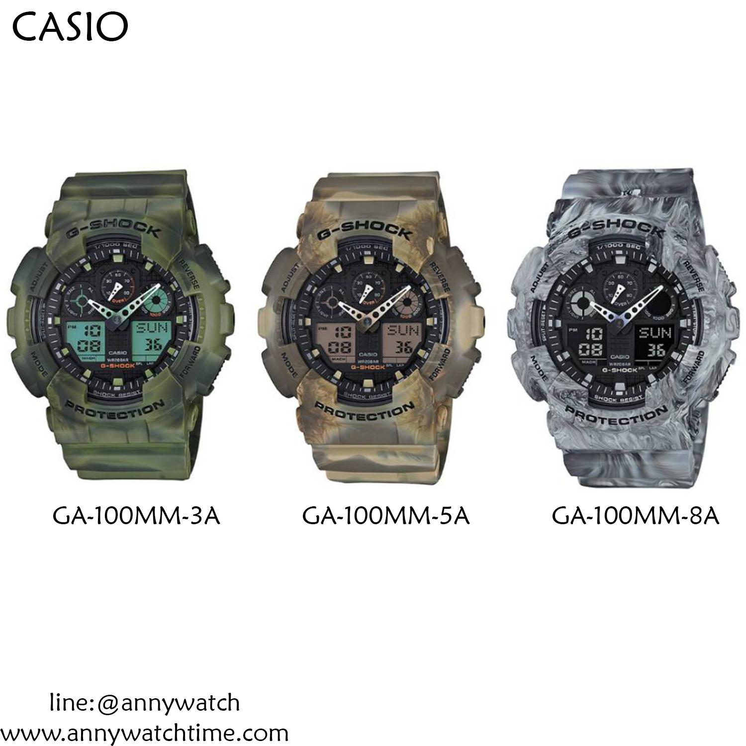 G-SHOCK GA-100MM-5A