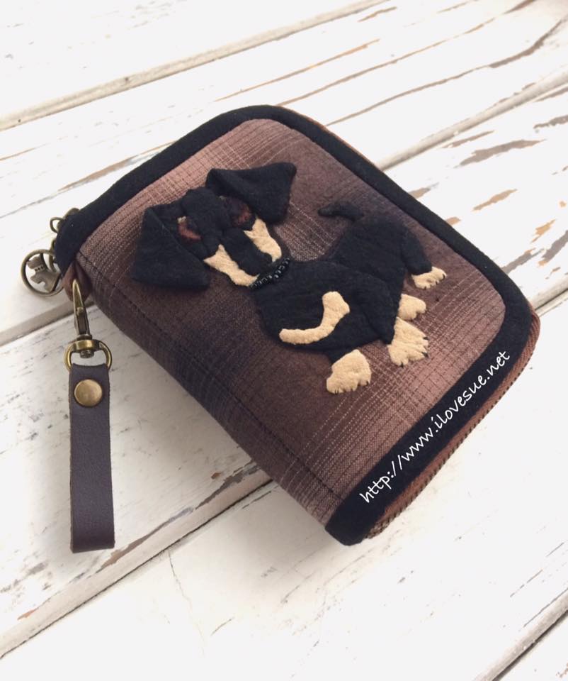 กระเป๋าสองซิปเล็กลายดัชชุน - สั่งทำ ไม่มีพร้อมส่ง