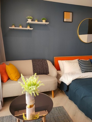 ให้เช่าคอนโด เดอะ เบส สะพานใหม่ 28.21 ตรม.ห้องใหม่ แต่งครบ เครื่องใช้ไฟฟ้าครบ ติด BTS สายหยุด