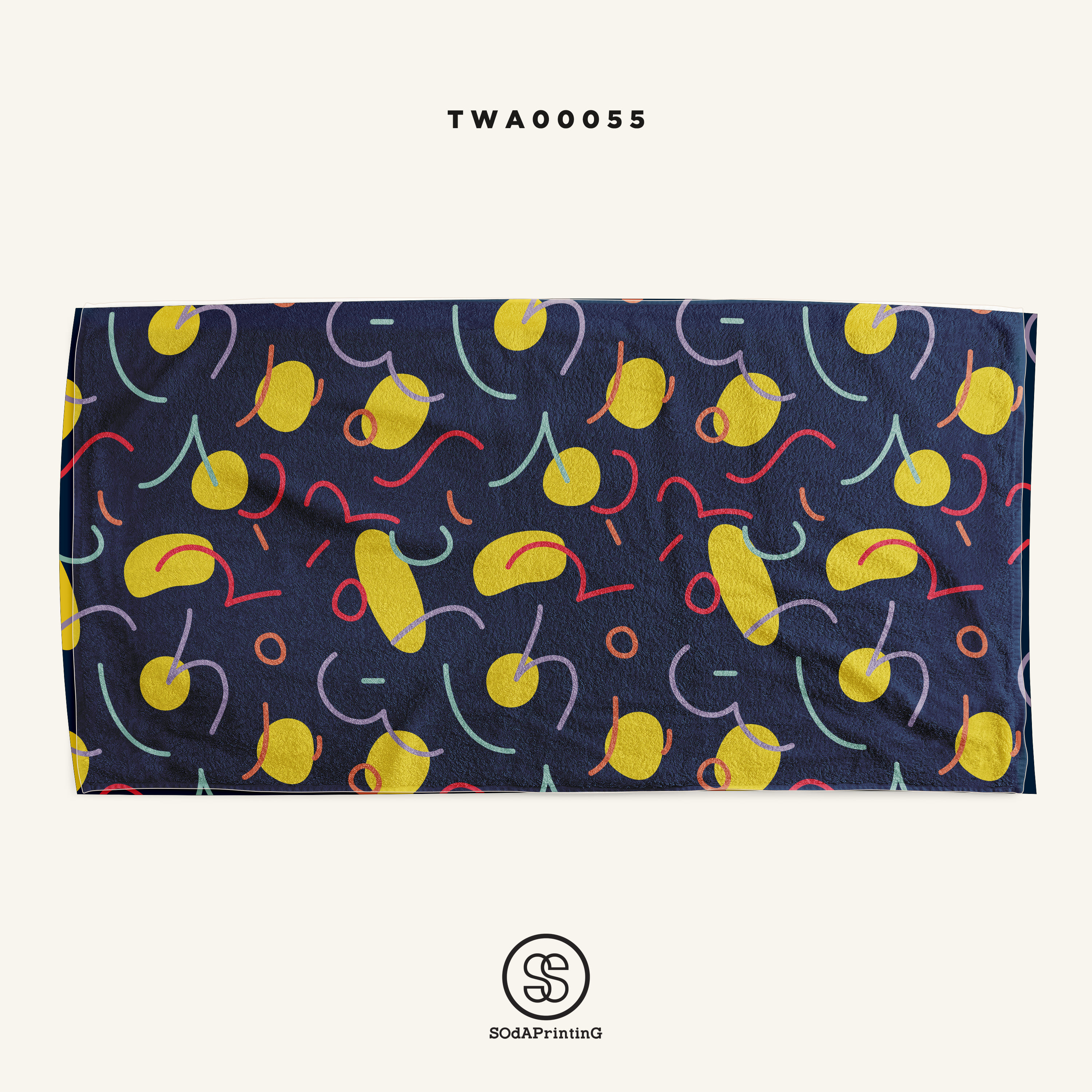 ผ้าเช็ดตัว Party รหัส TWA00055 #SOdAtowel #SodAhome #ผ้าขนหนู #ผ้าเช็ดตัว #towel