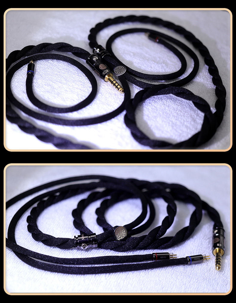 ขาย Hakugei Ashes สายอัพเกรดหูฟัง ทองแดง 6N OCC ผลึกเดี่ยวแบบ Litz