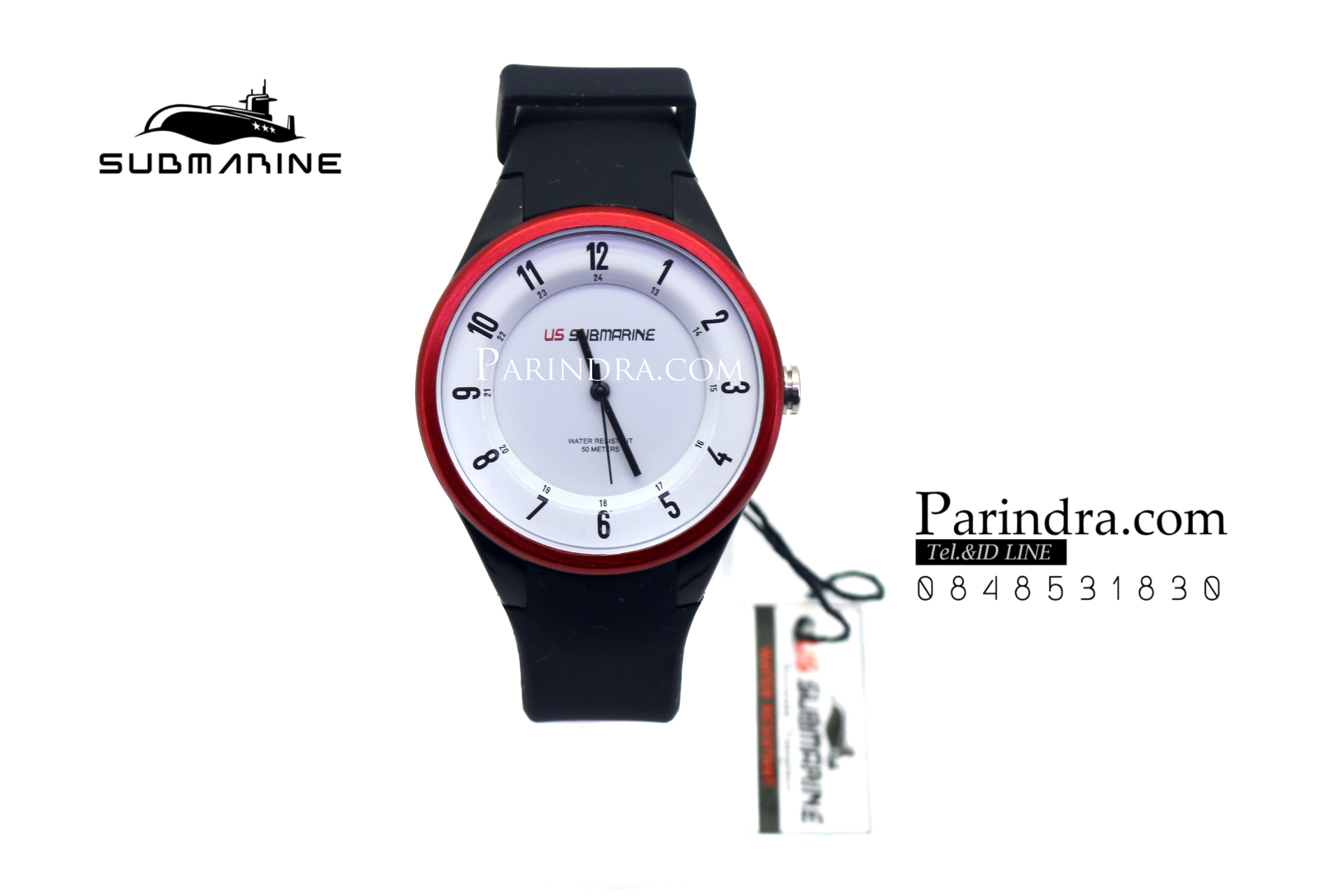 นาฬิกา US submarine Standard ของแท้ 100% รุ่น TP2117M สีดำ-ขาว