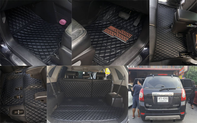 พรมปูรถ Chevrolet Cabtiva 2007-2011 เข้ารูป