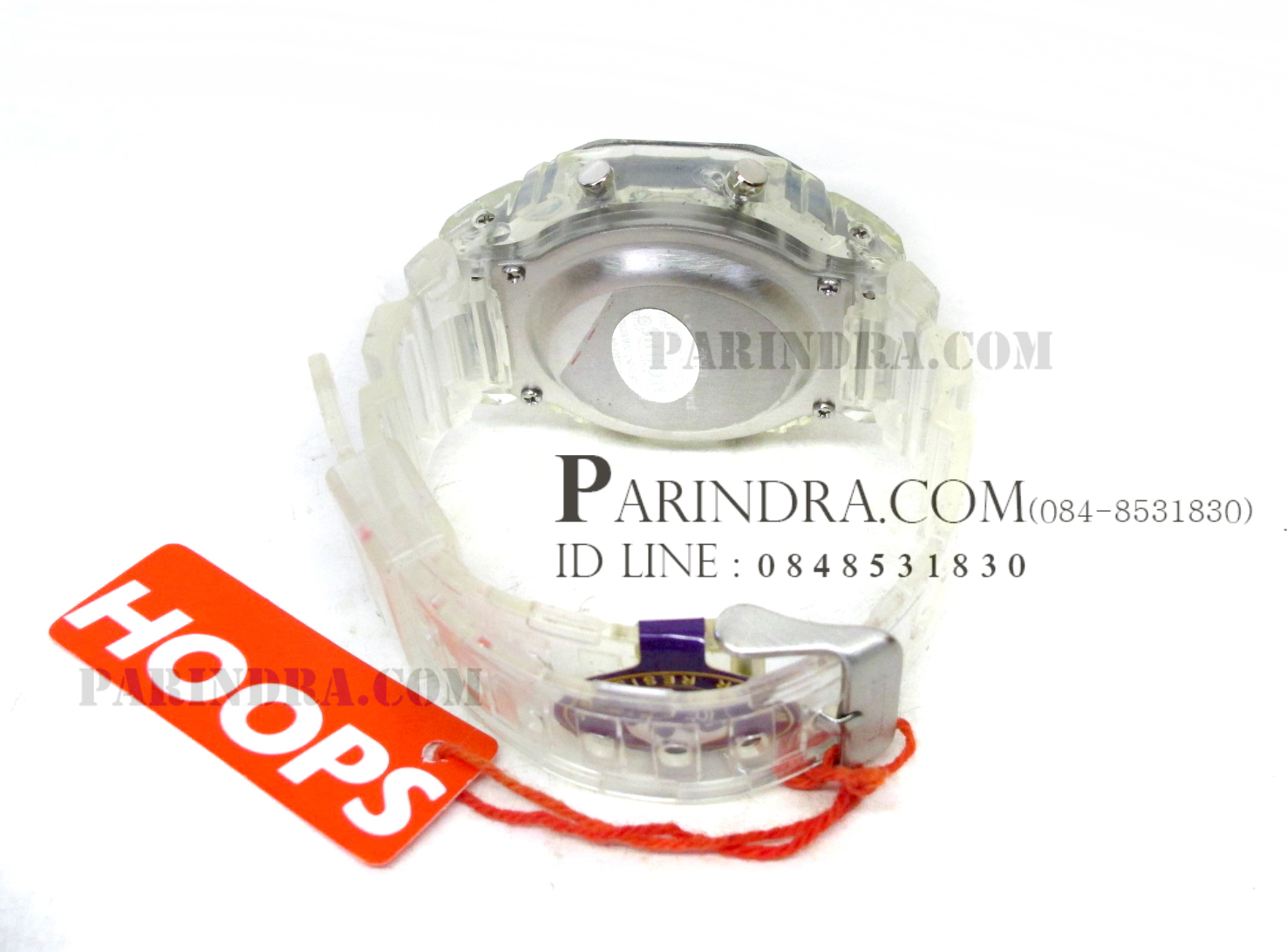 นาฬิกา Hoops ระบบดิจิตอลสีขาวใส ของแท้ขึ้นห้าง 100%