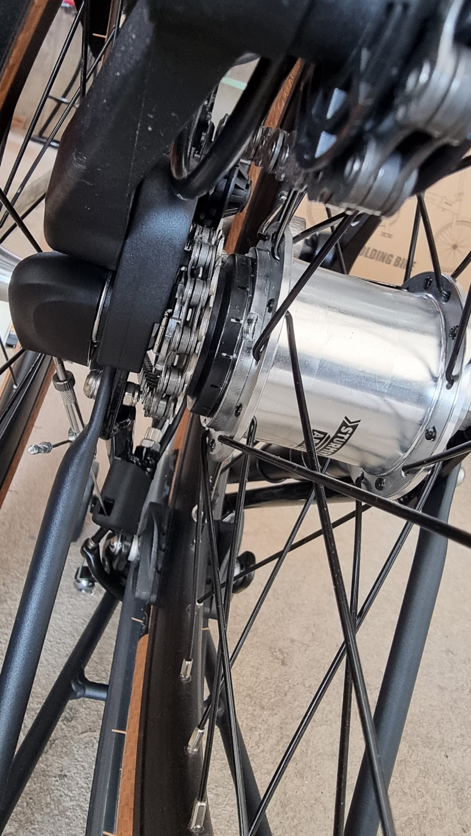 จักรยานพับ BACKER Gravity-XC เฟรม Chromoly Sturmey Archer SRF3, 3*2 สปีด ล้อ 16นิ้ว สามก้าน, MY2021