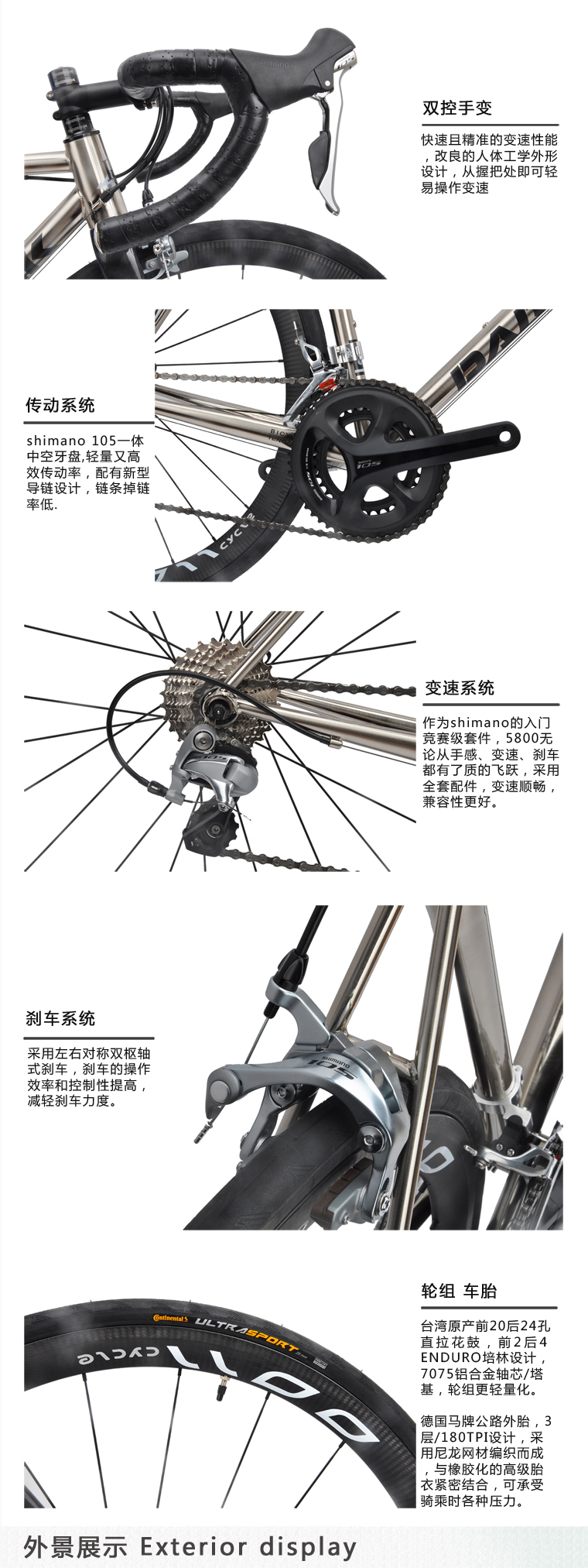 DARKROCK Sepat Road Bike CR-MO 4135 Frameset, 700c