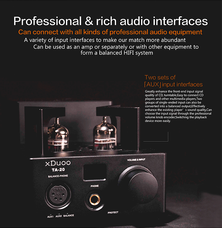 ขาย xDuoo TA-20 แอมป์หูฟังกำลังขับสูงรองรับ Balanced ขับหูฟัง 600 ohm ได้สบาย