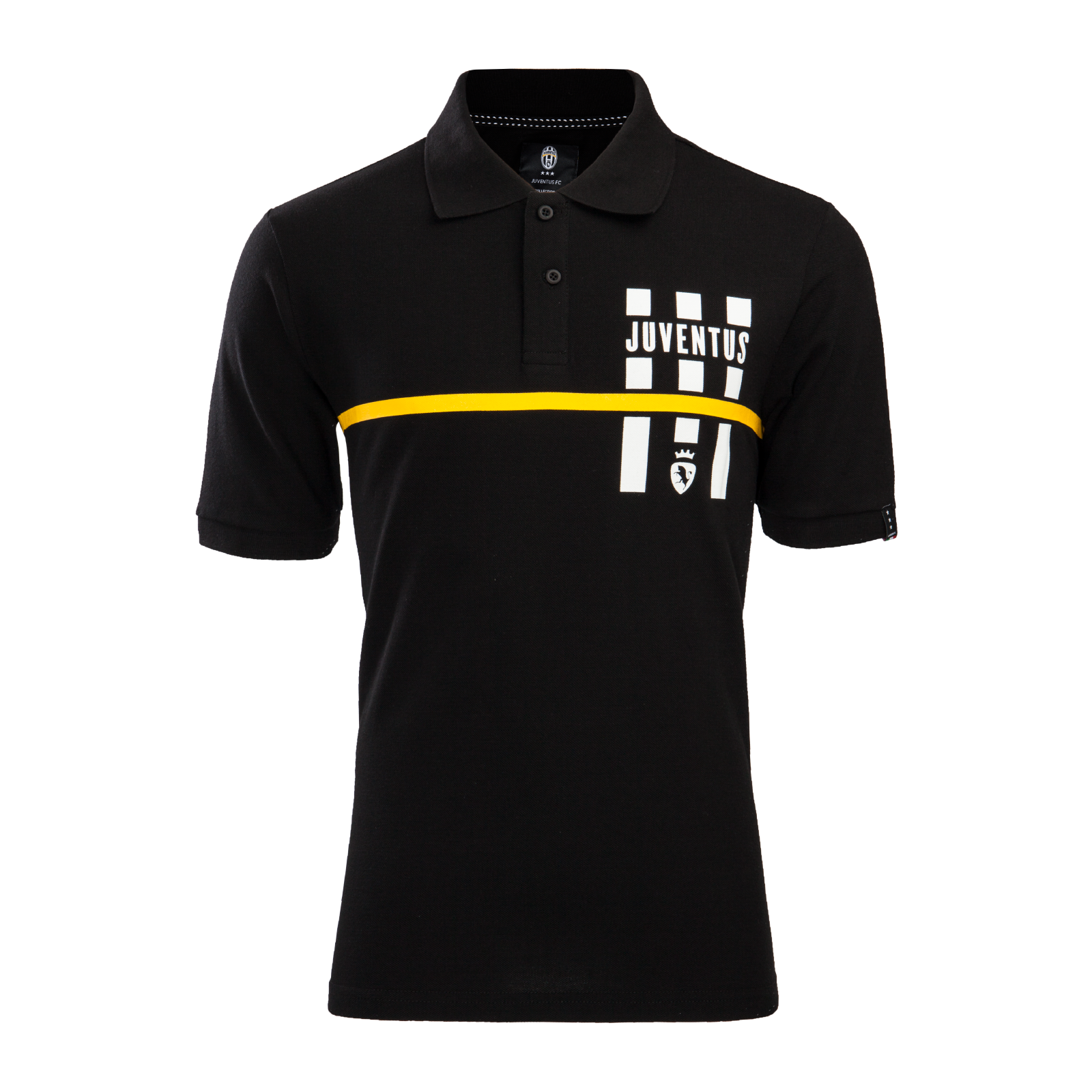 เสื้อโปโลยูเวนตุสของแท้ Juventus Small Crest Polo Black