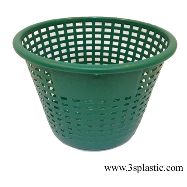 เข่งกล้วย ตะกร้ากลม สีทึบ ขนาด Ø42.8 x 29.3 cm. เบอร์ 803