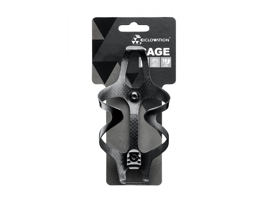 ขากระติกคาร์บอน Ciclovation Premium Carbon Cage ในวัสดุคาร์บอนไฟเบอร์ 3K Made in Taiwan