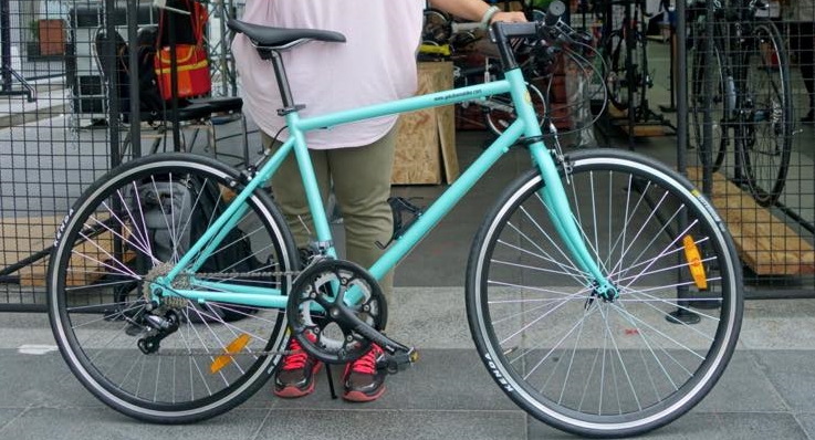 จักรยานซิตี้ไบค์ YOKOHAMABIKE 650C เฟรมโครโม ชุดขับ Sora+Claris 16สปีด