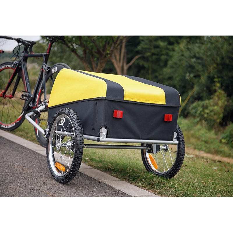 รถพ่วงจักรยาน RayLights Bicycle trailer for Pet and cargo bicycle for advertising trailer