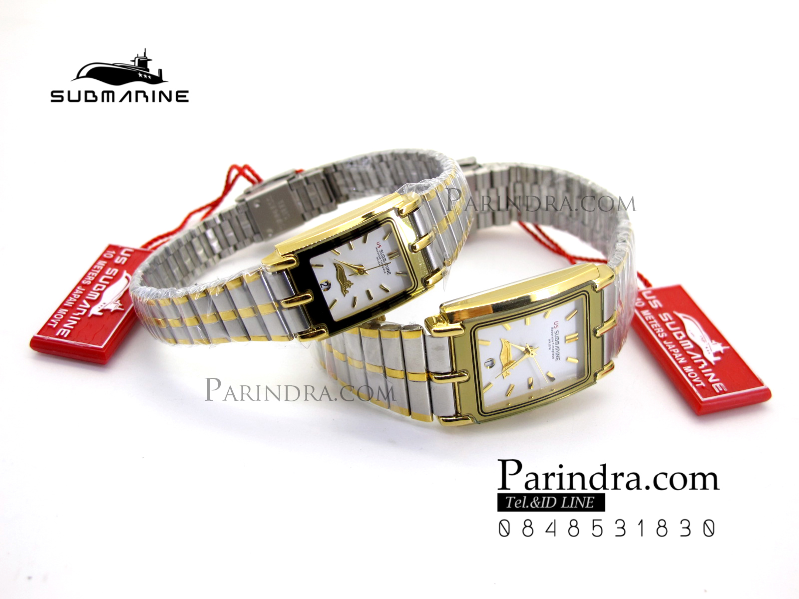 นาฬิกา U.S. submarine รุ่น S1001M เรือนใหญ่ สามกษัตริย์หน้าปัดขาว สวยมากๆๆ