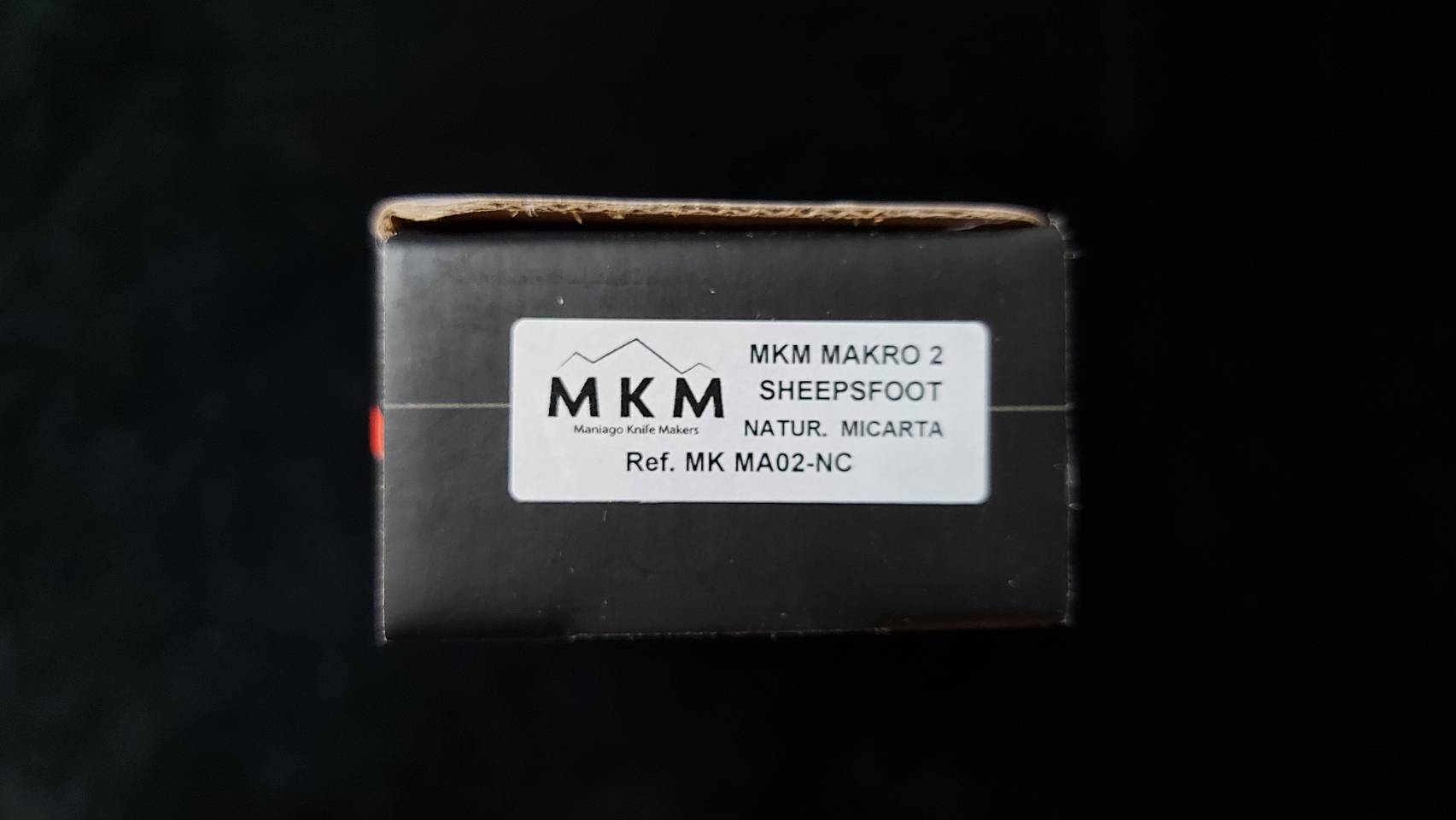 MKM MAKRO 1 M390 SW SHEEPSFOOT FIXED bld NAT CNV MICARTA hdl
