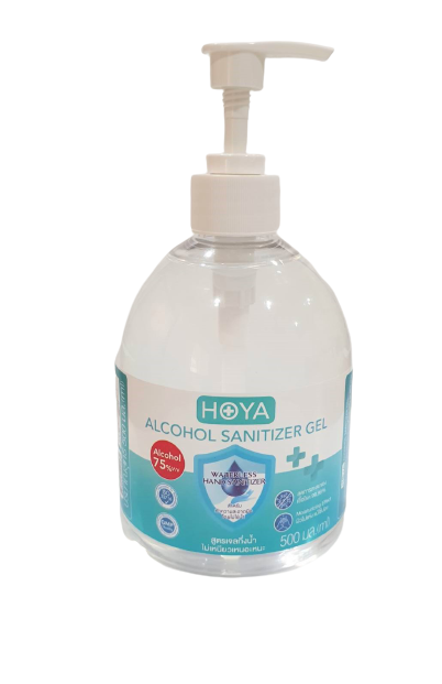 แอลกอฮอล์ 75%v/v เจลล้างมือ 500ml โฮญ่า เนื้อเจลกึ่งน้ำ สบายผิว ไม่เหนียวเหนอะหนะ แห้งไว
