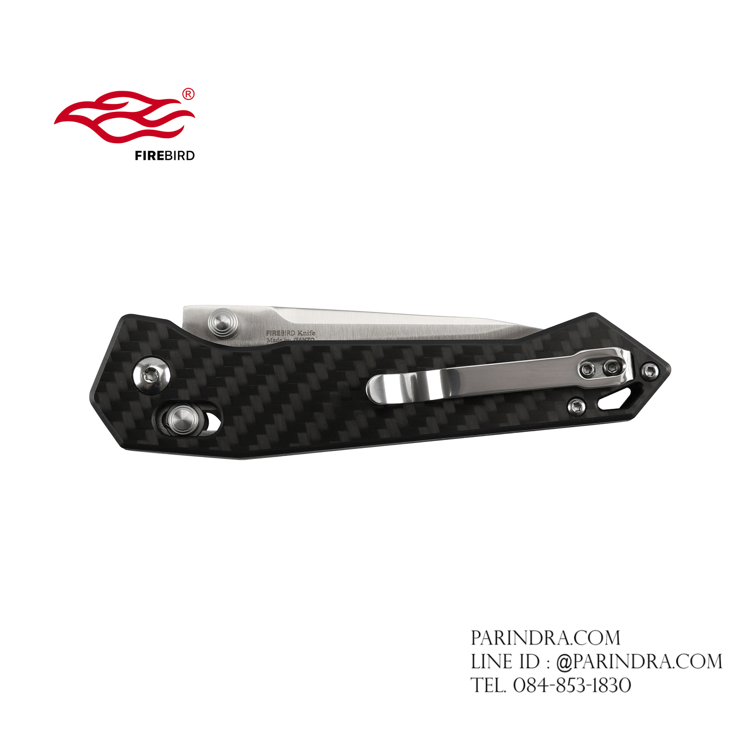 มีดพับ Ganzo Firebird รุ่น FB7651-CF ด้าม Carbon Fiber ของแท้ 100%