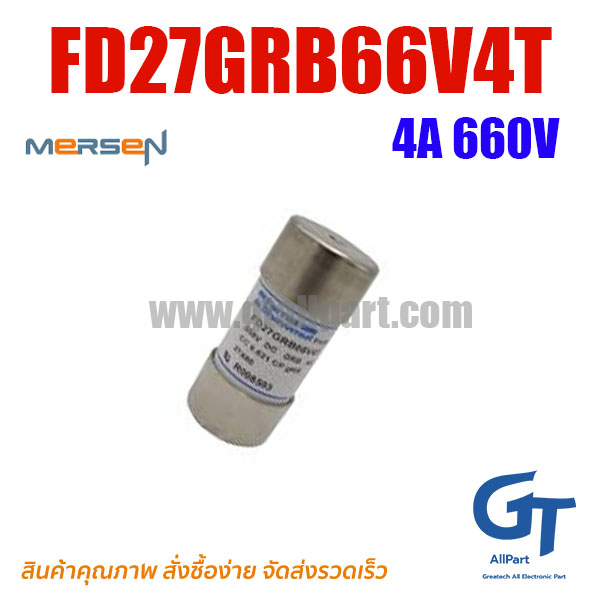 (Pre Order) Mersen Ferraz , FD27GRB66V4T , 4A 660V