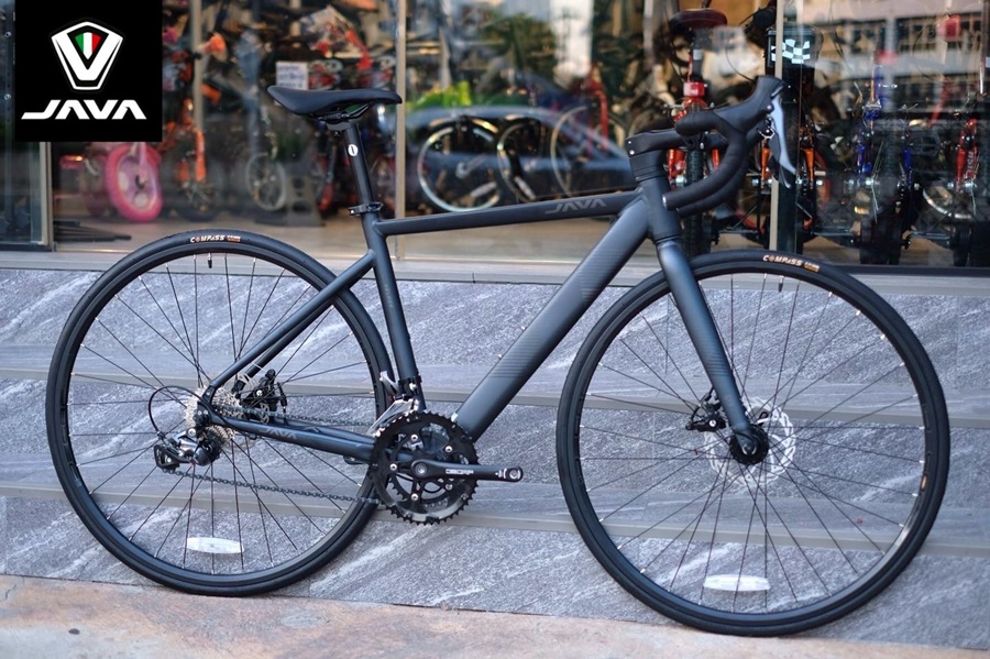 จักรยานเสือหมอบ JAVA VELOCE DISC เกียร์ SHIMANO Clarls 2*8 สปีด ล้อ 700c เฟรมอลู ตะเกียบอลู ปี 2023