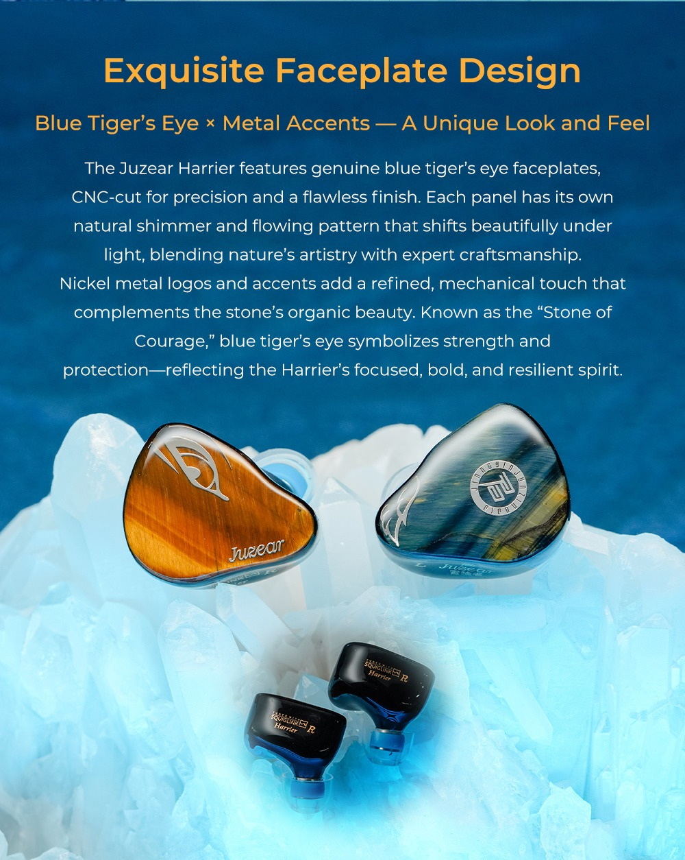 <PreOrder> JUZEAR Harrier หูฟัง IEMs Hybrid 9 ไดรเวอร์ 1DD+6BA+2 Micro Planar รุ่นแรกของโลกที่ ปรับจูนด้วย Squiglink ประกันศูนย์ไทย