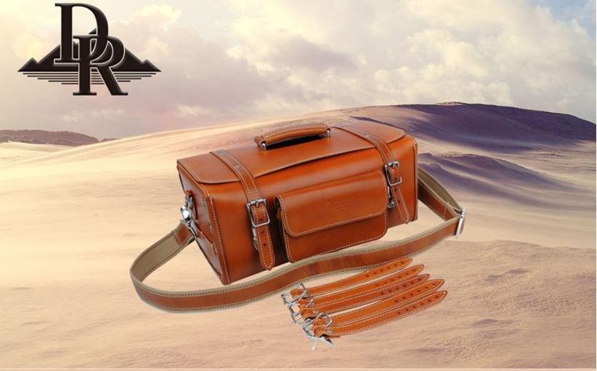 กระเป๋าตะแกรงหลังหนัง DARKROCK COWHIDE Roof Bag COW LEATHER PANIER BAG.
