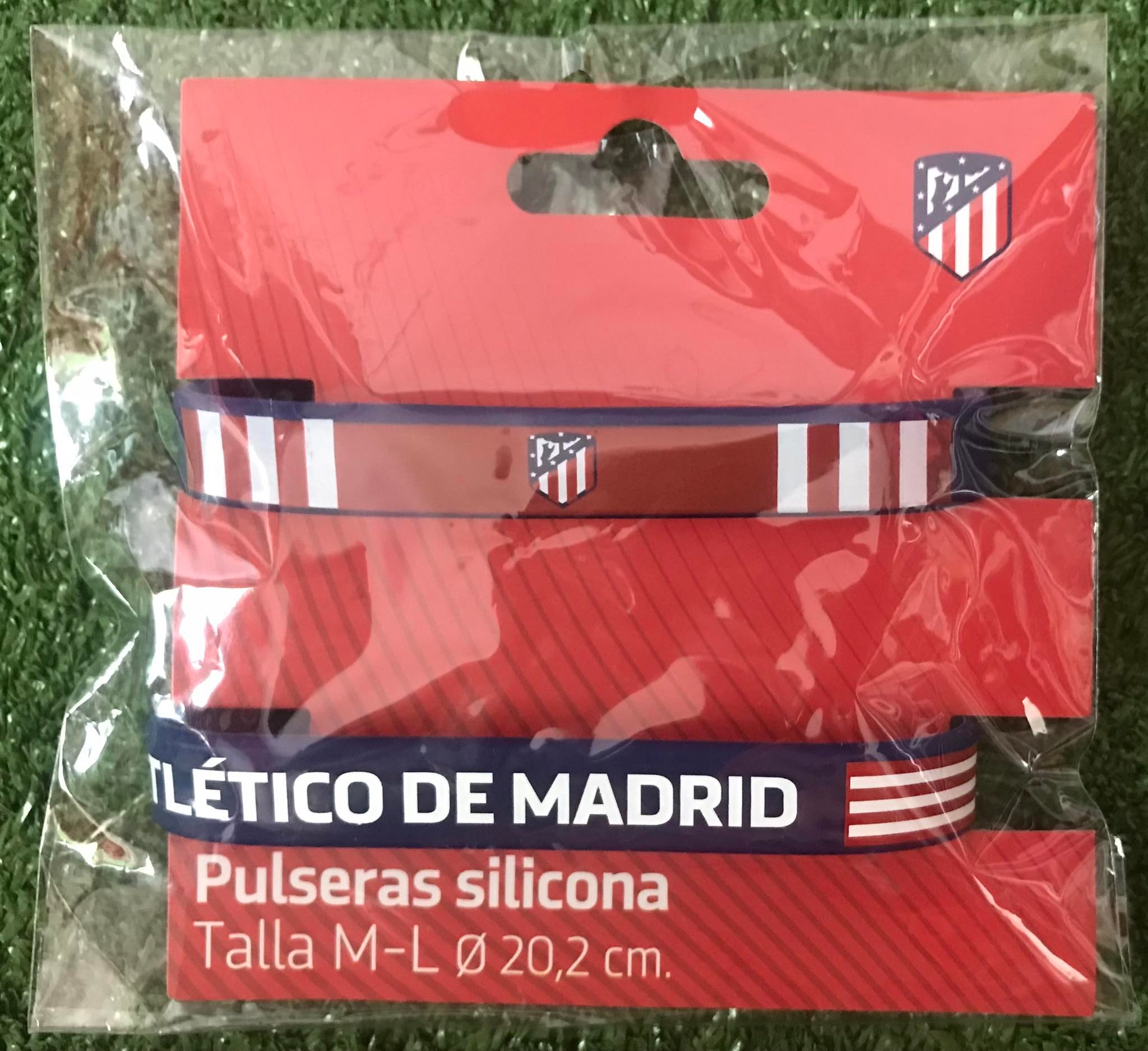 สายรัดข้อมือซิลิโคนฟุตบอล สโมสรแอตเลติโก มาดริด - Atletico de Madrid ใหม่ / ATLETICO MADRID Football Club Silicone Wristband - Atletico de Madrid NEW