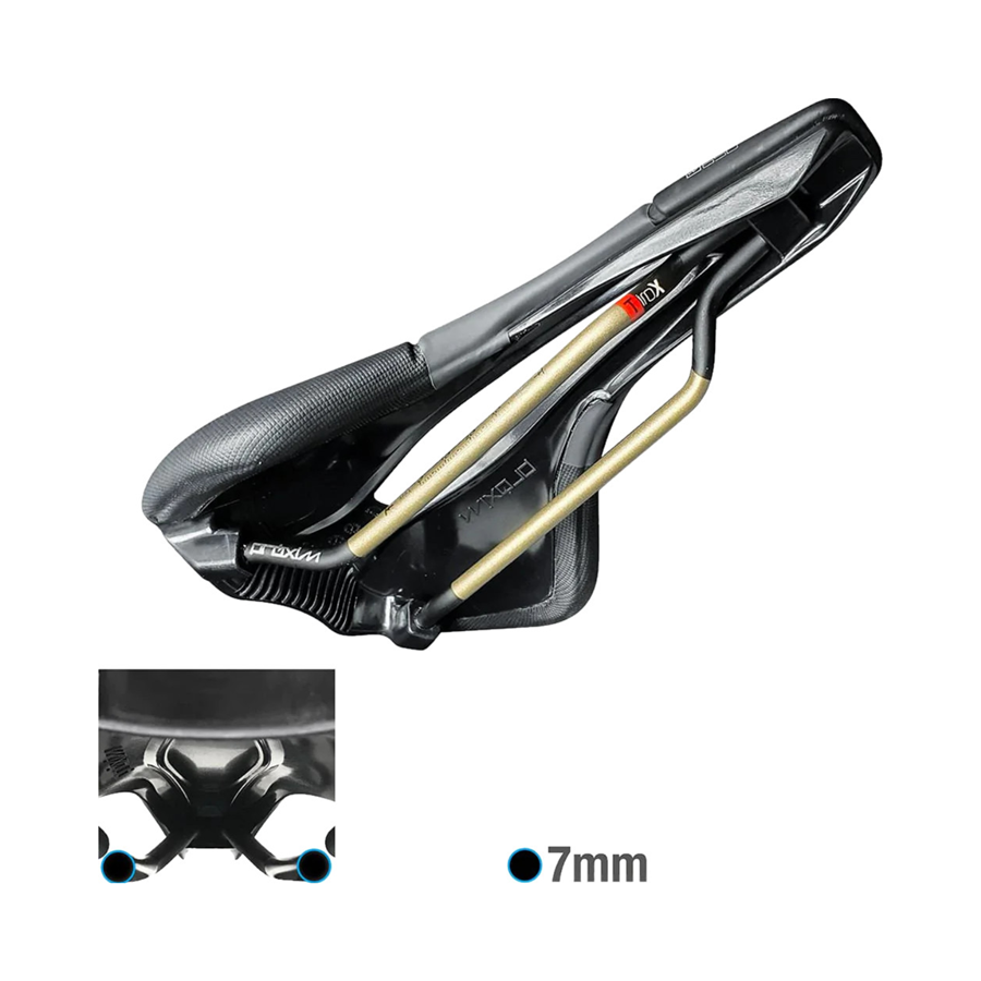 เบาะจักรยานแบรนด์ PROLOGO รุ่น DIMENSION-AGX SPACE TIROX 153 HARD BLACK AM NEW2024