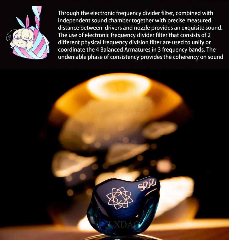 See Audio Bravery Limited หูฟังอินเอียร์มอนิเตอร์ 4 ไดรเวอร์ รุ่นพิเศษ ประกันศูนย์ไทย