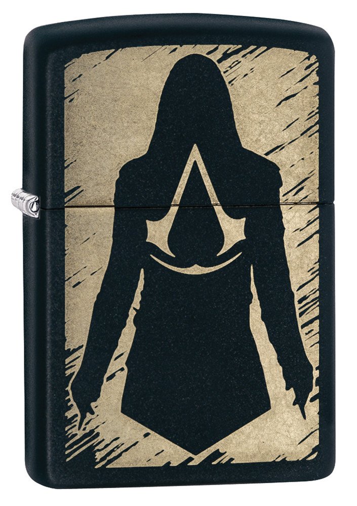 ไฟแช็คซิปโป้แท้ Zippo 29488 " Zippo Assassin's Creed® Silhouette of the Character " ของแท้ 100%