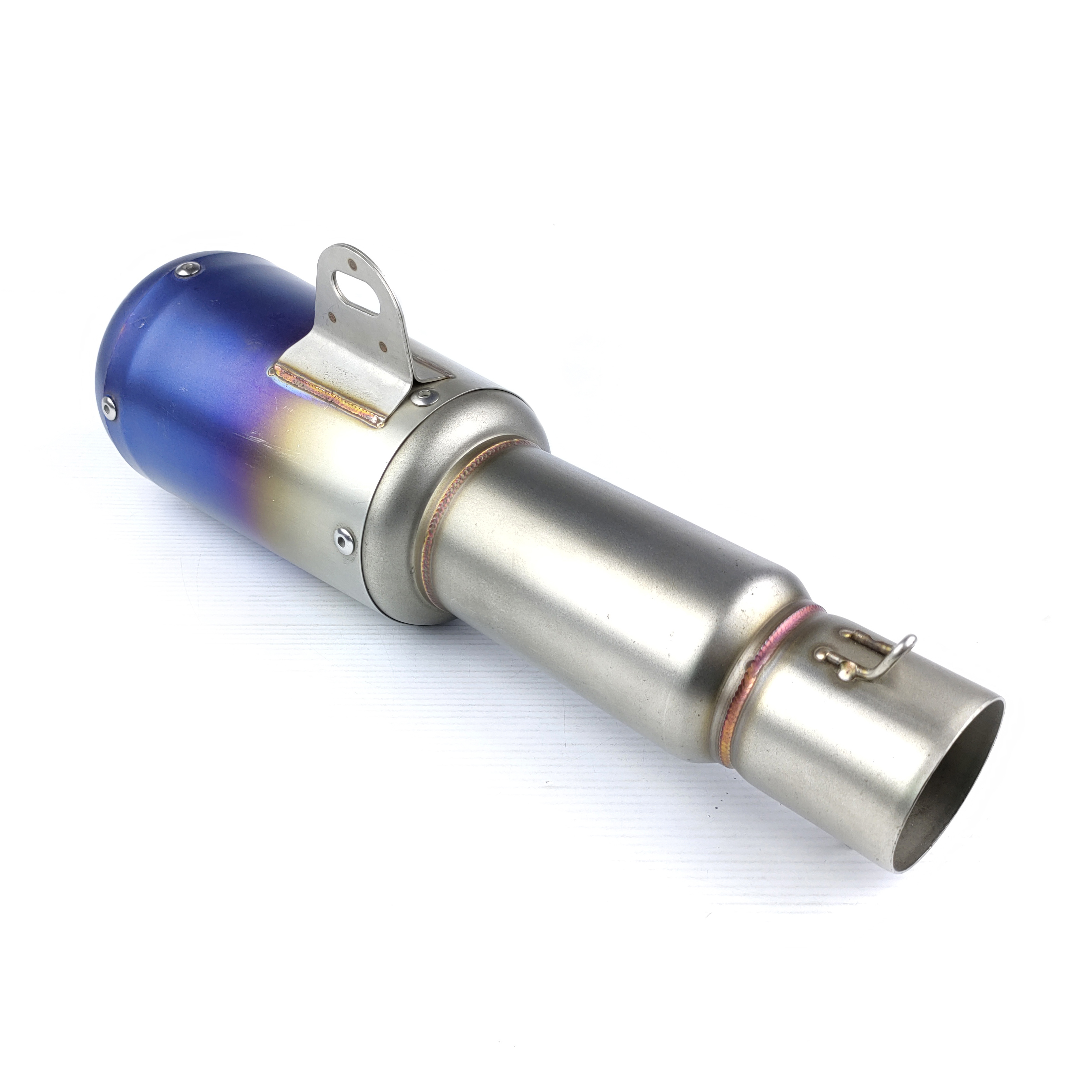 ปลายท่อสูตร ปลายท่อแต่ง Akrapovic สวมคอ 2 นิ้ว สีเทไท