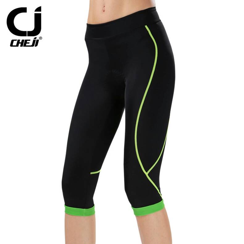 กางเกงปั่นจักรยาน Cheji Cycling pants (KORIA) ,CJ-CT-2185-04 (4 ส่วน) ขาสี่ส่วน