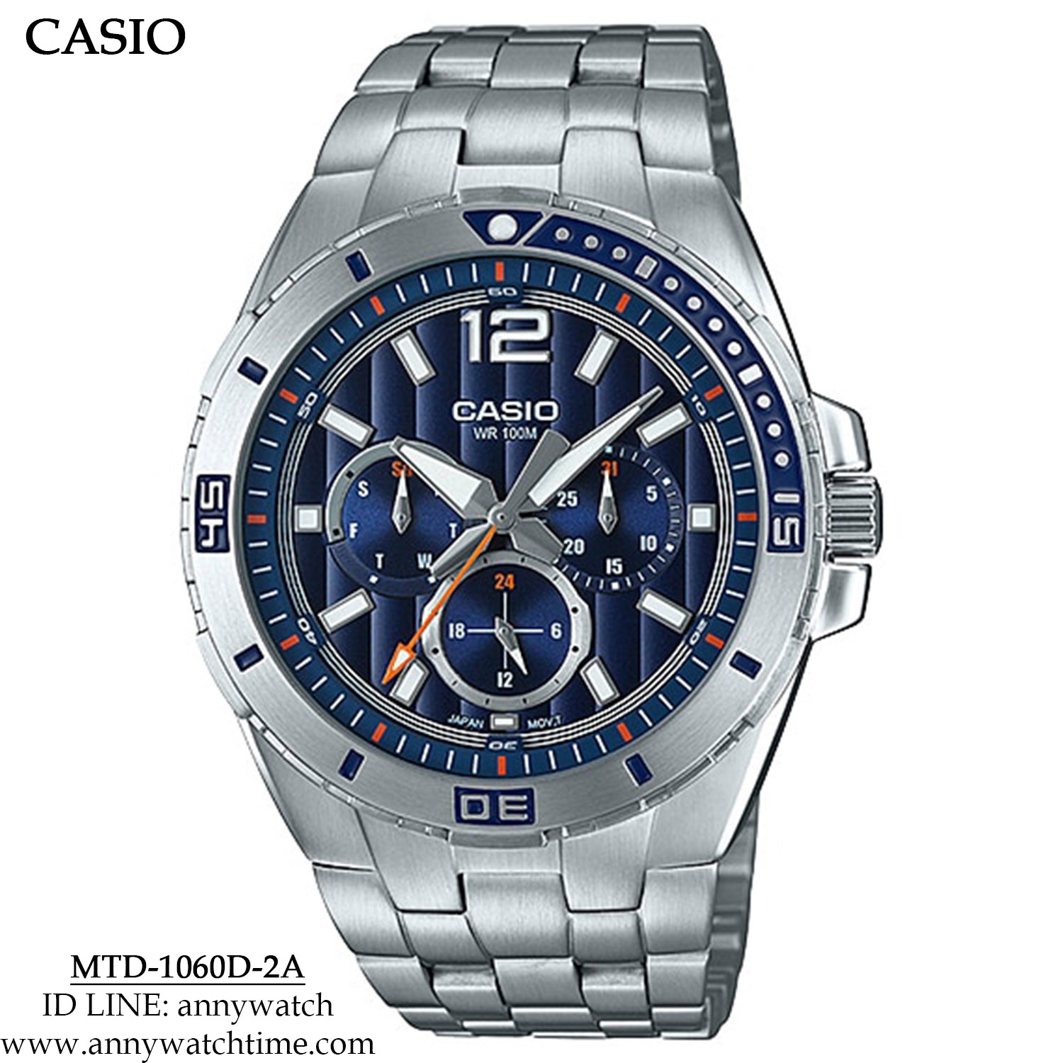 CASIO MTD-1060D-2A