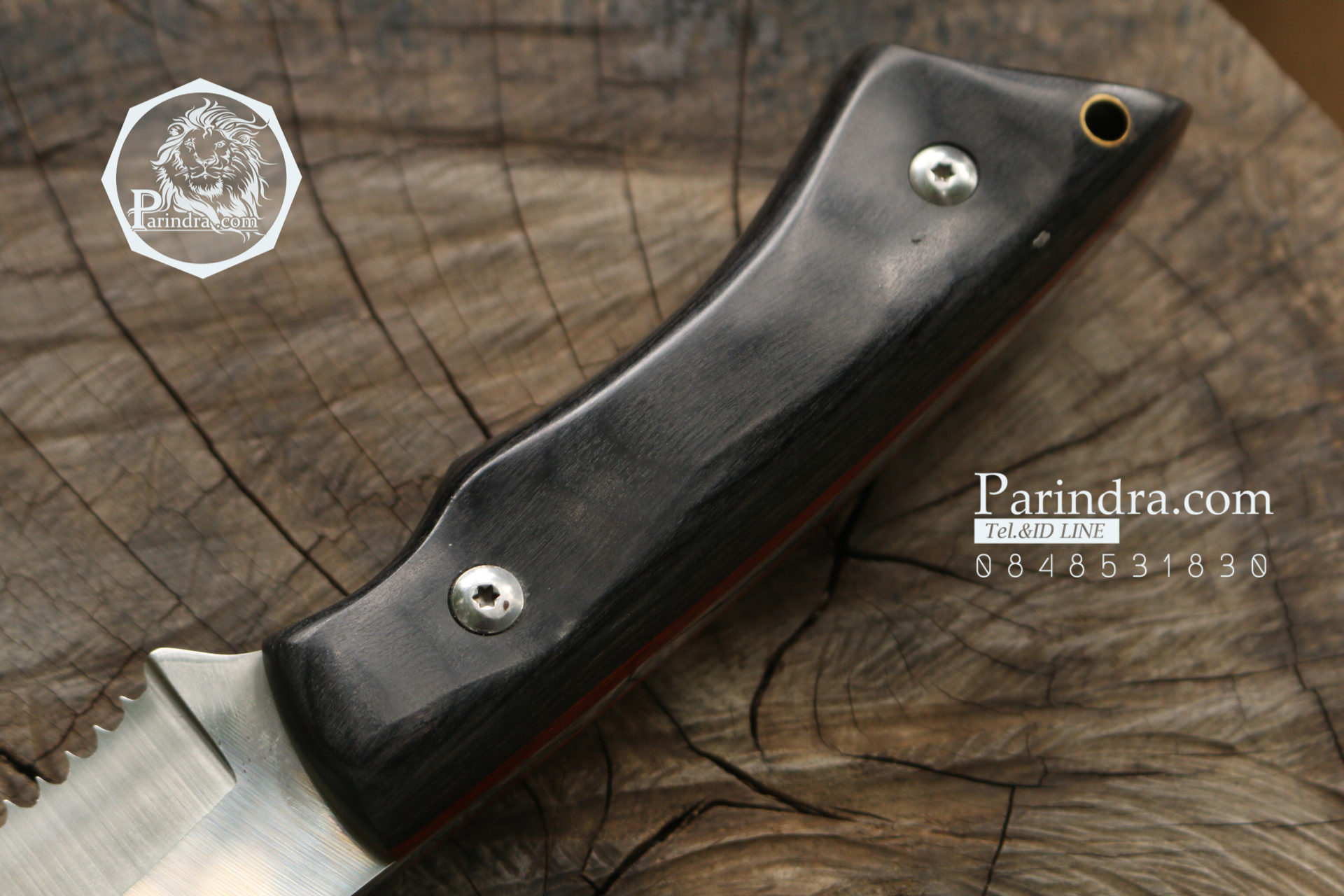 มีด Columbia A139 ด้ามลายไม้ดำสวยงาม ขนาด 13 นิ้ว