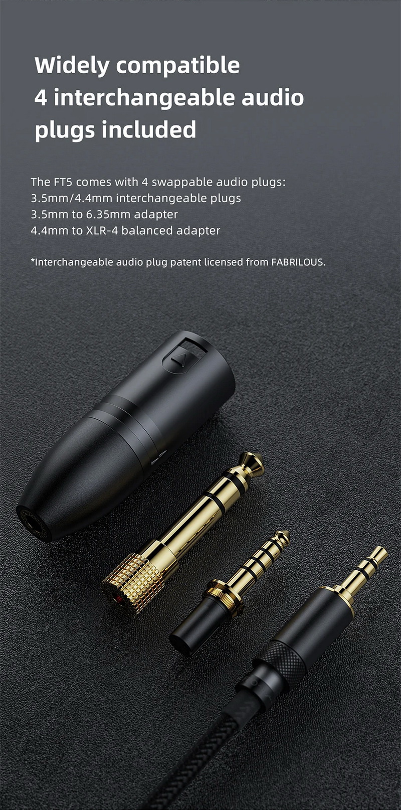 FiiO FT5 หูฟัง Headphones ไดรเวอร์ Planar 90 mm รองรับ Hi-Res ประกันศูนย์ไทย