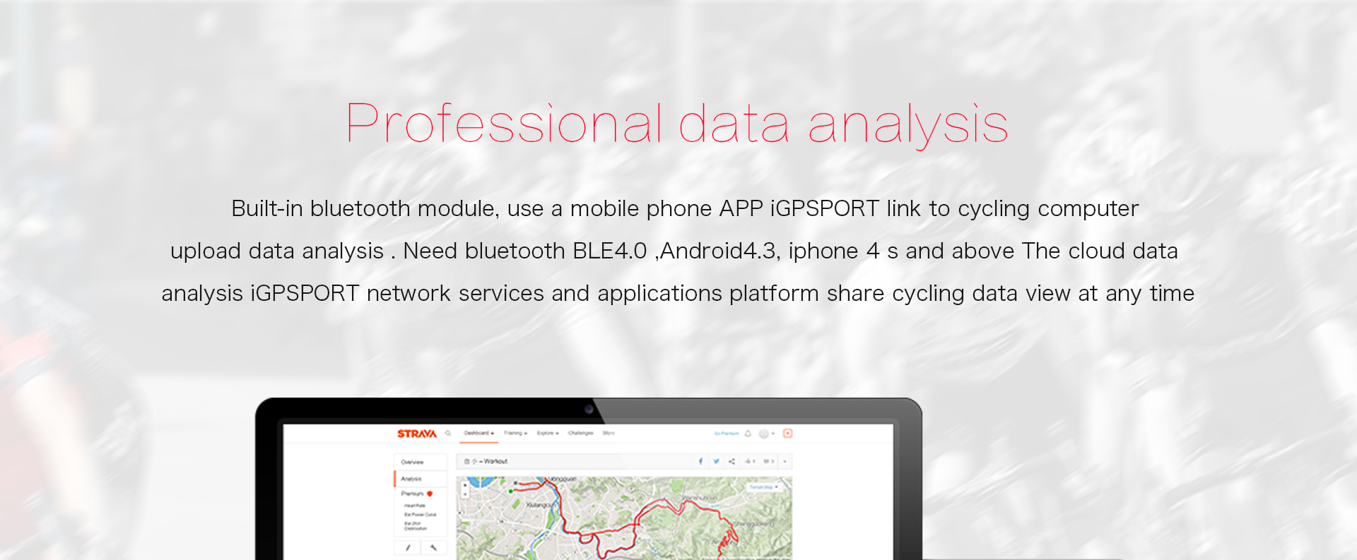 ไมล์ IGPSPORT :IGS60 GPS Bicycle Computer +รอบขา C61