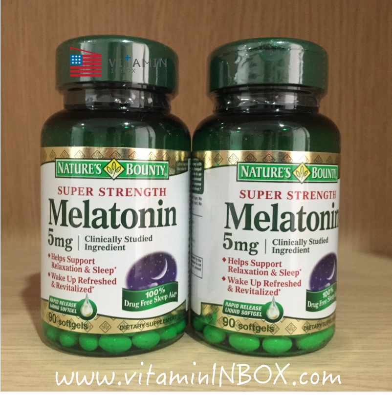 Nature's Bounty, Melatonin, 5 mg, 90 Softgels