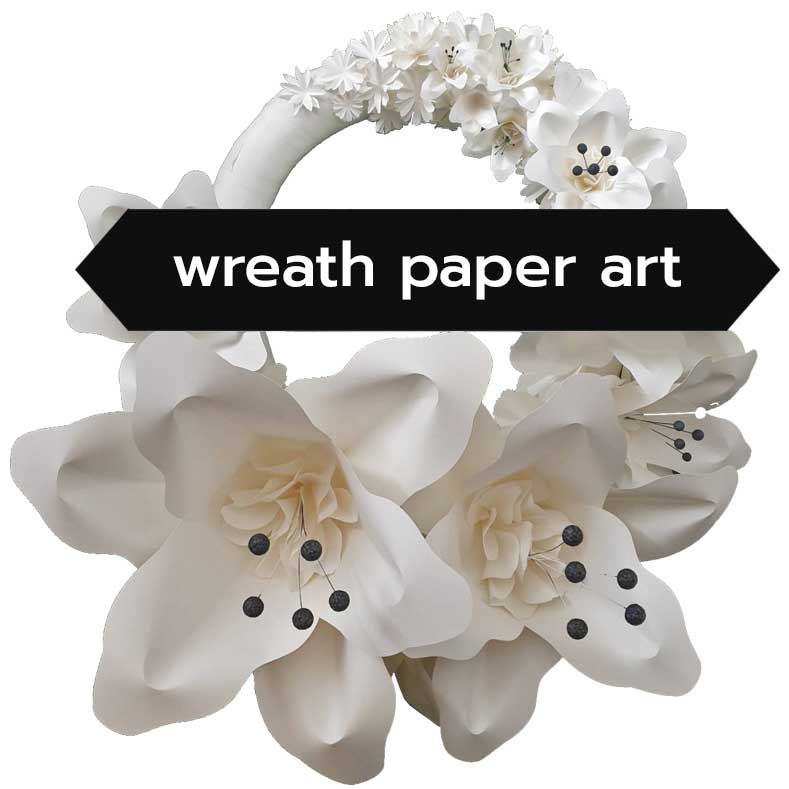 พวงหรีด - ลิลลี่ขาว | พวงหรีดดอกไม้กระดาษ | ส่งฟรีเฉพาะพื้นที่กรุงเทพฯ-ปริมณฑล