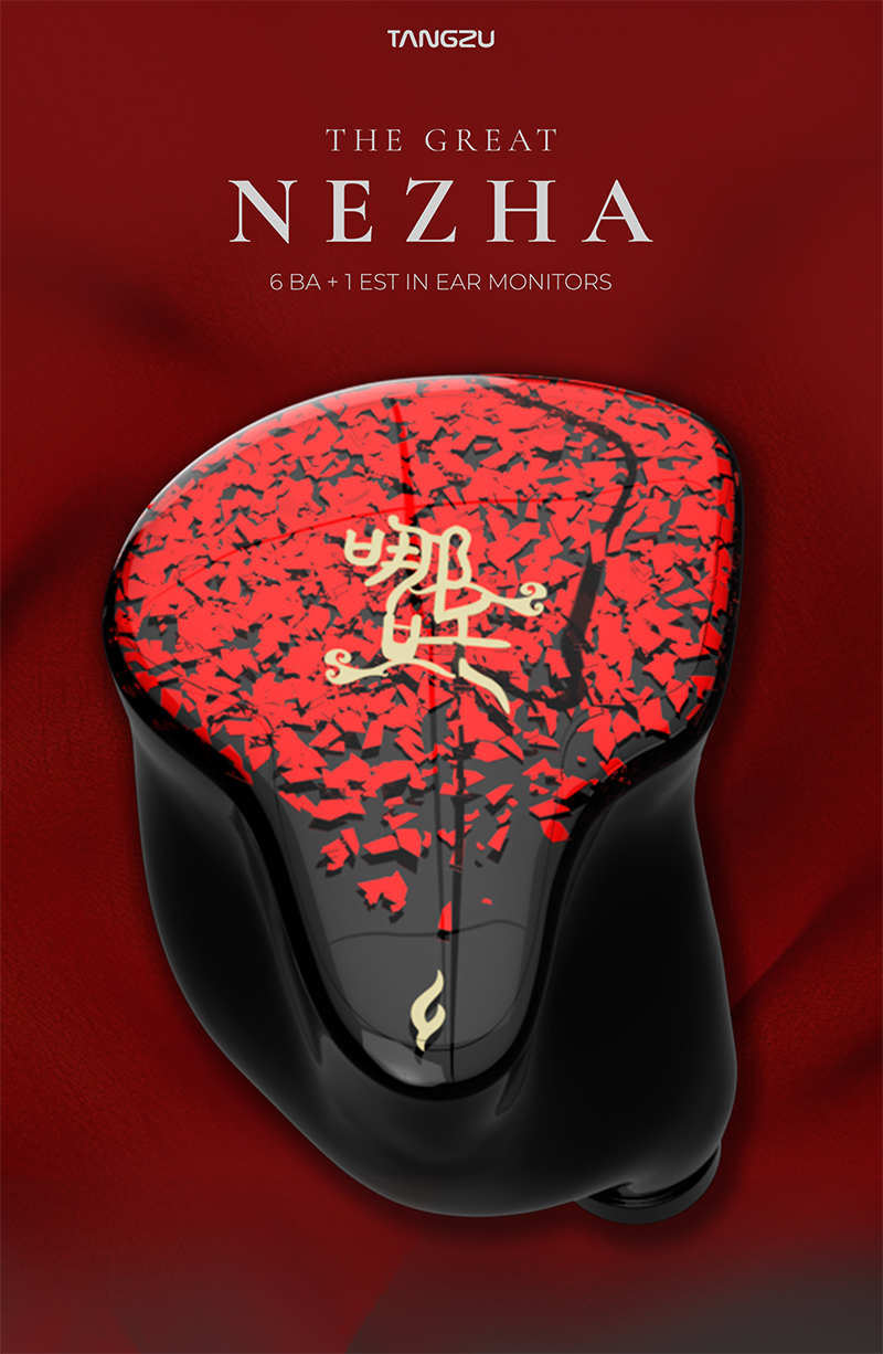 Tangzu Nezha หูฟัง IEMs Hybrid 7 ไดรเวอร์ 6BA+1Electrostatic ประกันศูนย์ไทย