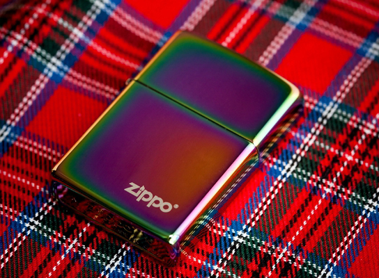 ไฟแช็ค Zippo แท้ สีเหลือบรุ้งสเปกตรัม " Zippo 151ZL Spectrum Finish Lighter With Logo " แท้นำเข้า 100%